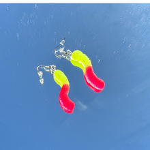 Load image into Gallery viewer, Sour Gummy Worm Earrings
