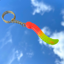 Load image into Gallery viewer, Gummy Worm Keychain
