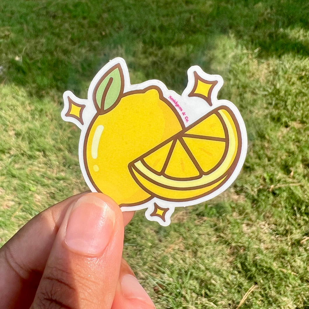 Lemon Themed Sticker Collection