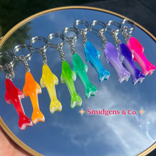 Load image into Gallery viewer, Colorful Gummy Shark Keychain
