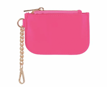 Load image into Gallery viewer, Hot Pink Nylon Keychain Wallet
