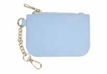 Load image into Gallery viewer, Sky Blue Nylon Keychain Wallet
