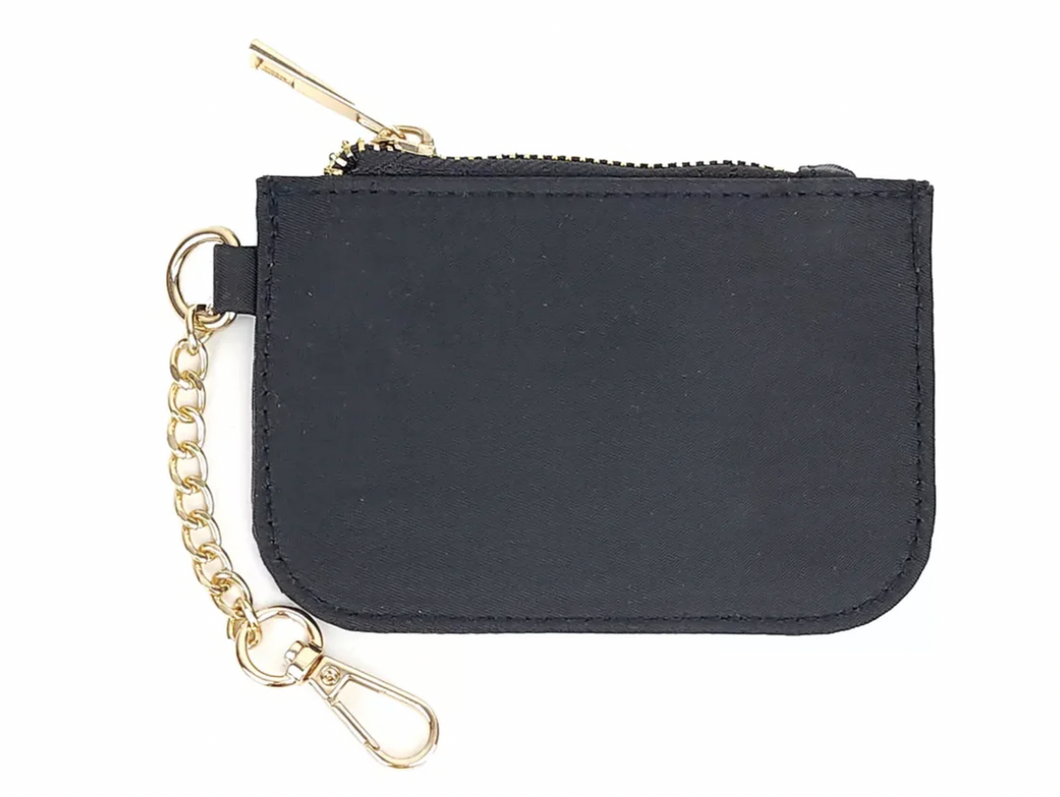 Black Nylon Keychain Wallet