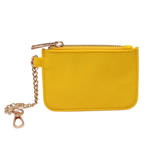 Load image into Gallery viewer, Yellow Nylon Keychain Wallet
