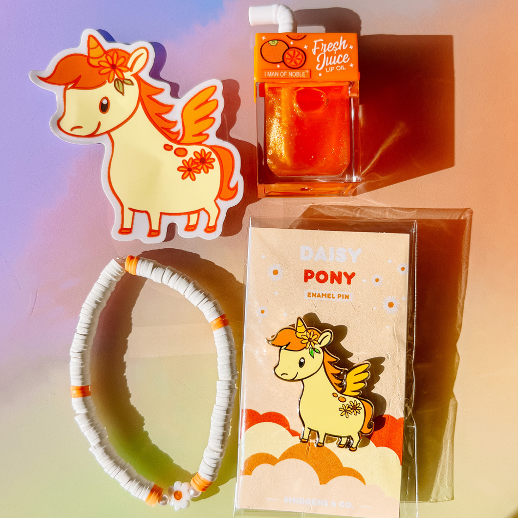 Daisy Pony Bundle Unicorn Pin