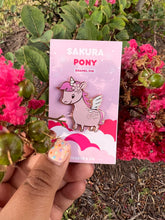 Load image into Gallery viewer, Sweet Sakura Pony 🌸 Enamel Pin Unicorn Pin
